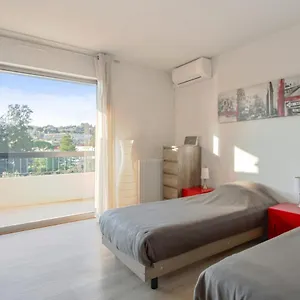 Flat W Terrace Parking&beautiful View In - Welkeys Villeneuve-Loubet