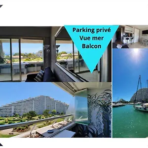 Appartamento Lovely In Marina Baie Des Anges- Baronnet - Sew View, Free Parking Spaces On Site, Restaurants, Beach, Supermarket, Villeneuve-Loubet